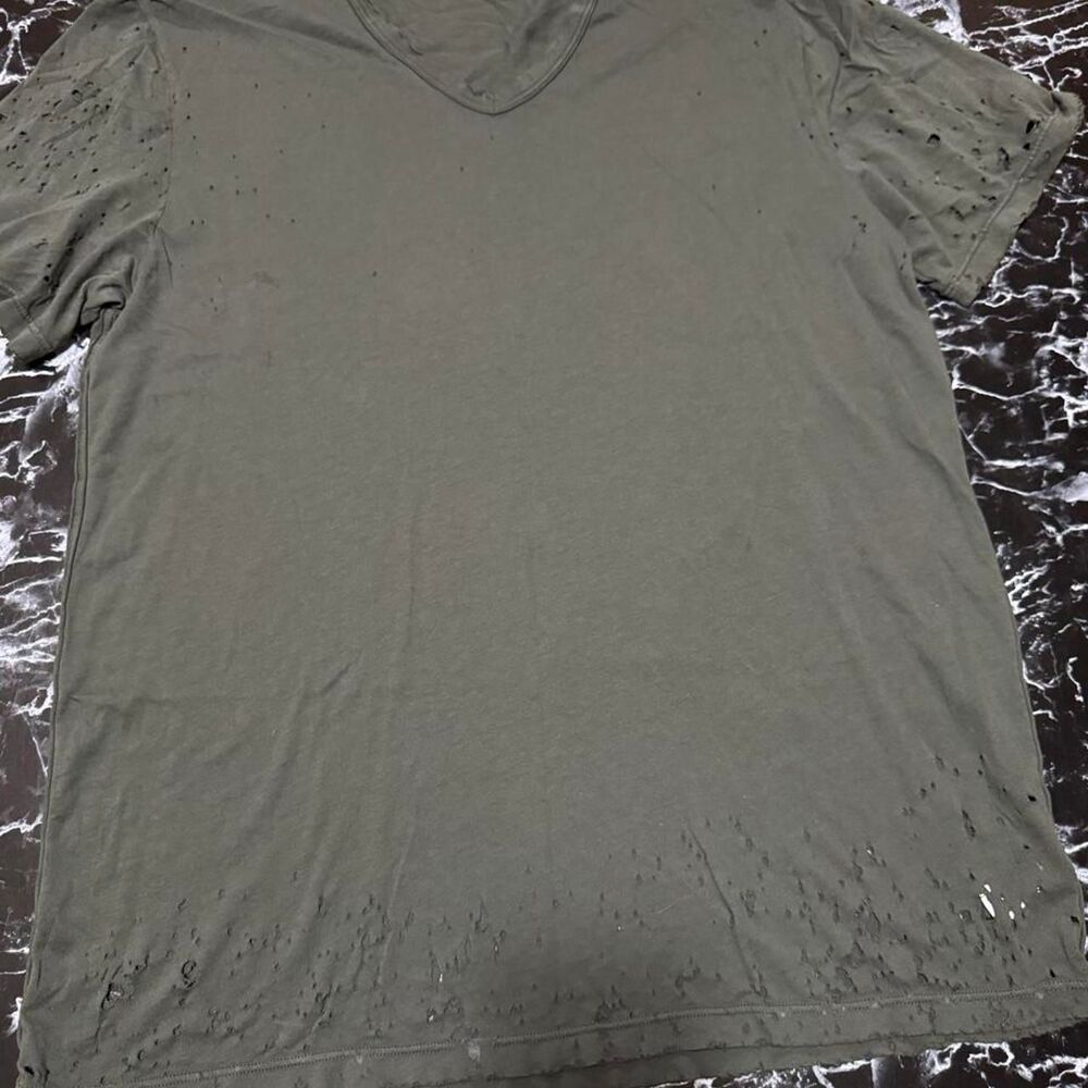 Cotton-citizen Women's Green and Khaki T-shirt